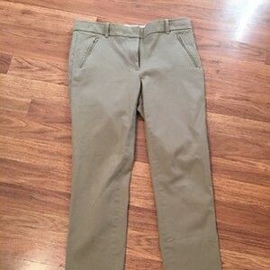 J Crew Lexie stretch khaki pants